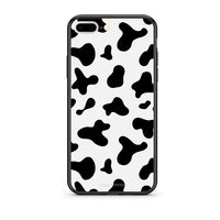 Thumbnail for iPhone 7 Plus/8 Plus Cow Print θήκη από τη Smartfits με σχέδιο στο πίσω μέρος και μαύρο περίβλημα | Smartphone case with colorful back and black bezels by Smartfits