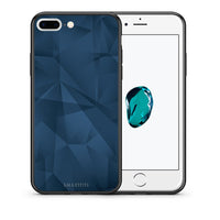 Thumbnail for Θήκη iPhone 7 Plus/8 Plus Blue Abstract Geometric από τη Smartfits με σχέδιο στο πίσω μέρος και μαύρο περίβλημα | iPhone 7 Plus/8 Plus Blue Abstract Geometric case with colorful back and black bezels