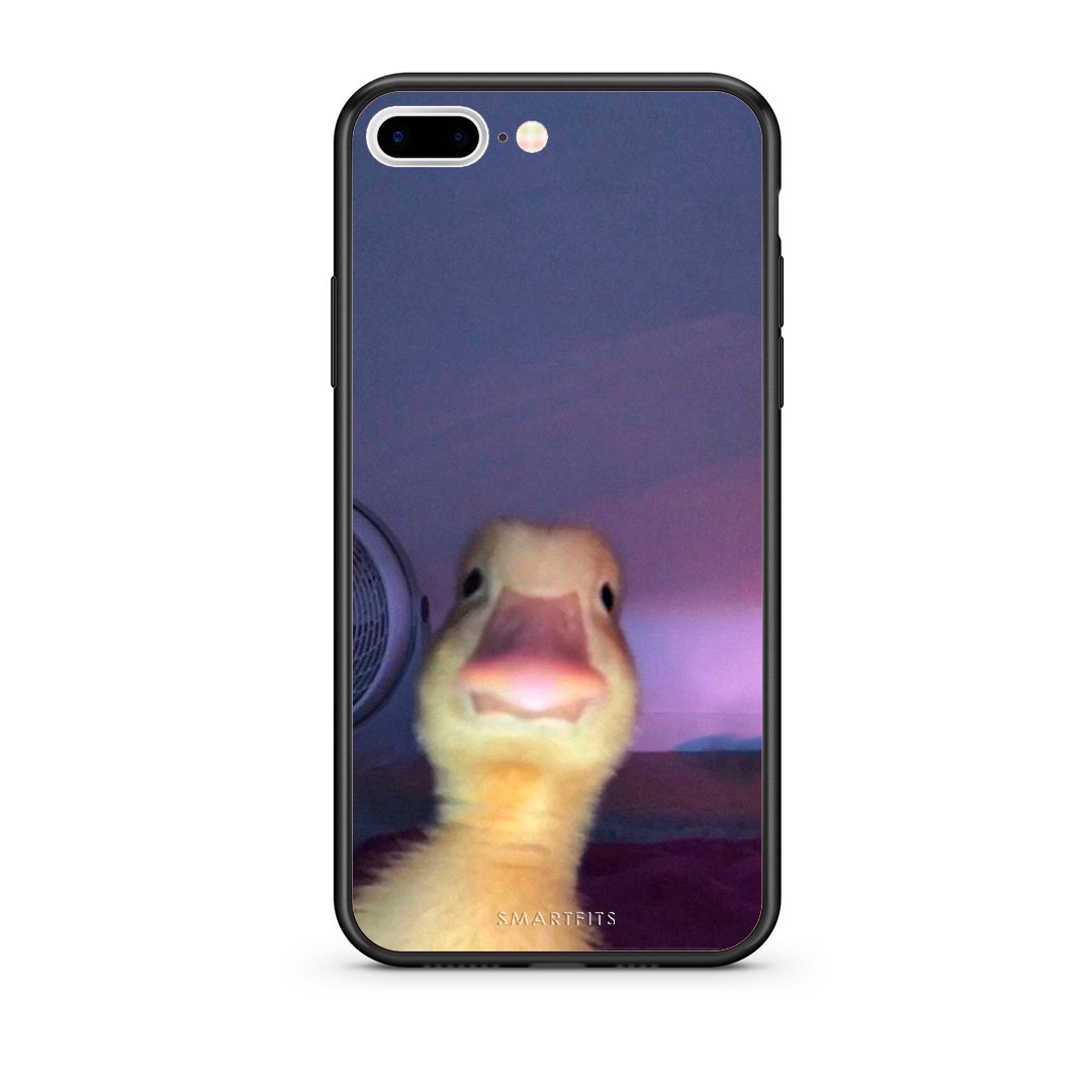 iPhone 7 Plus/8 Plus Meme Duck θήκη από τη Smartfits με σχέδιο στο πίσω μέρος και μαύρο περίβλημα | Smartphone case with colorful back and black bezels by Smartfits