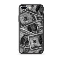 Thumbnail for iPhone 7 Plus/8 Plus Money Dollars θήκη από τη Smartfits με σχέδιο στο πίσω μέρος και μαύρο περίβλημα | Smartphone case with colorful back and black bezels by Smartfits