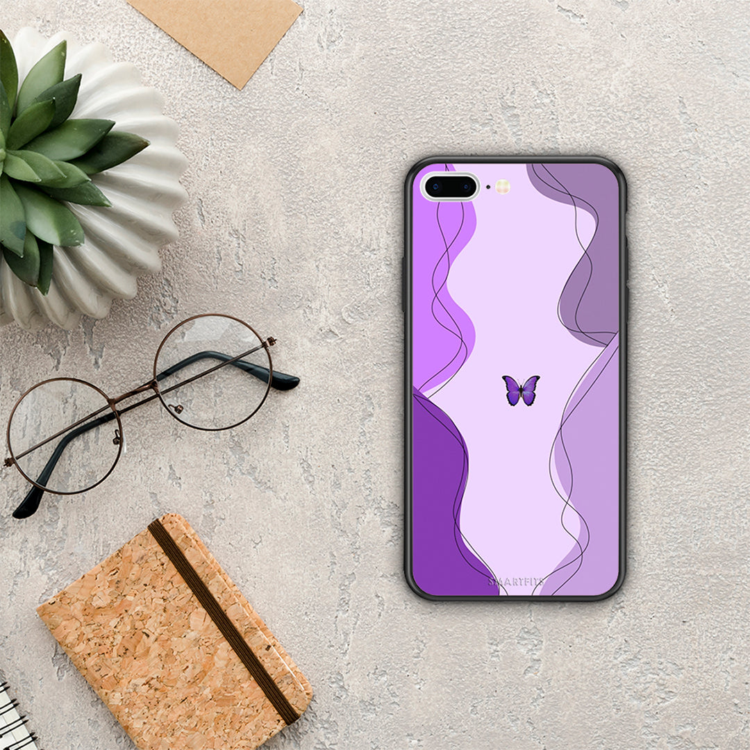 Purple Mariposa - iPhone 7 Plus / 8 Plus case