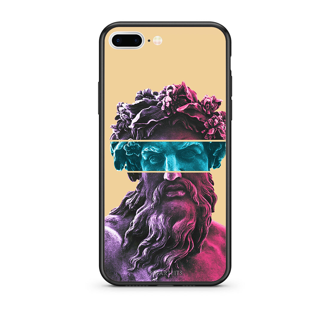 iPhone 7 Plus / 8 Plus Zeus Art Θήκη Αγίου Βαλεντίνου από τη Smartfits με σχέδιο στο πίσω μέρος και μαύρο περίβλημα | Smartphone case with colorful back and black bezels by Smartfits