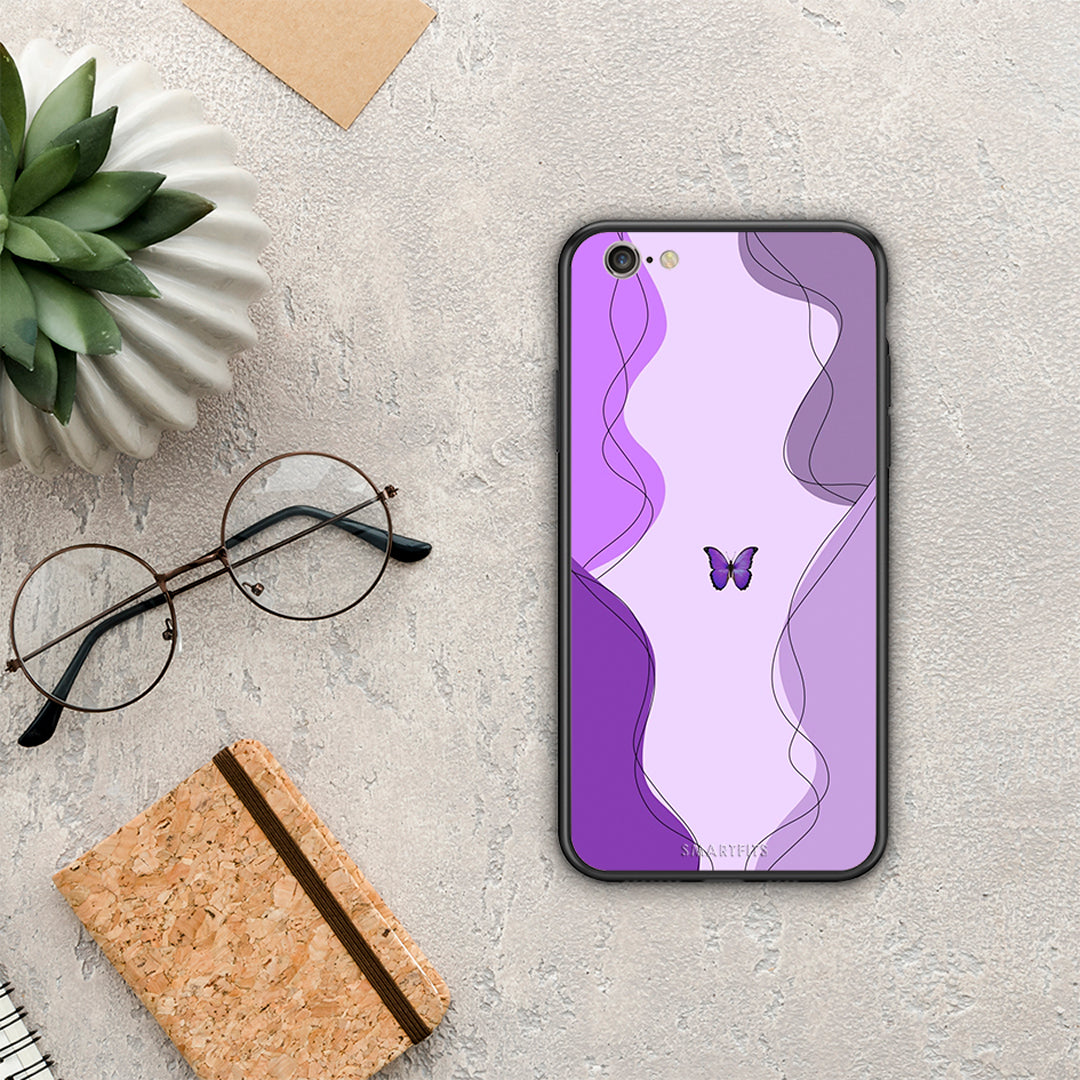 Purple Mariposa - iPhone 6 / 6s case