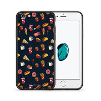 Thumbnail for Θήκη iPhone 7/8/SE 2020 Hungry Random από τη Smartfits με σχέδιο στο πίσω μέρος και μαύρο περίβλημα | iPhone 7/8/SE 2020 Hungry Random case with colorful back and black bezels