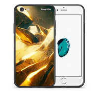 Thumbnail for Θήκη iPhone 7/8/SE 2020 Real Gold από τη Smartfits με σχέδιο στο πίσω μέρος και μαύρο περίβλημα | iPhone 7/8/SE 2020 Real Gold case with colorful back and black bezels