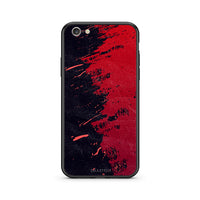 Thumbnail for iPhone 7 / 8 Red Paint Θήκη Αγίου Βαλεντίνου από τη Smartfits με σχέδιο στο πίσω μέρος και μαύρο περίβλημα | Smartphone case with colorful back and black bezels by Smartfits