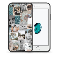 Thumbnail for Θήκη iPhone 7 / 8 / SE 2020 Retro Beach Life από τη Smartfits με σχέδιο στο πίσω μέρος και μαύρο περίβλημα | iPhone 7 / 8 / SE 2020 Retro Beach Life case with colorful back and black bezels