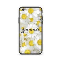 Thumbnail for iphone 6 6s Summer Daisies Θήκη από τη Smartfits με σχέδιο στο πίσω μέρος και μαύρο περίβλημα | Smartphone case with colorful back and black bezels by Smartfits