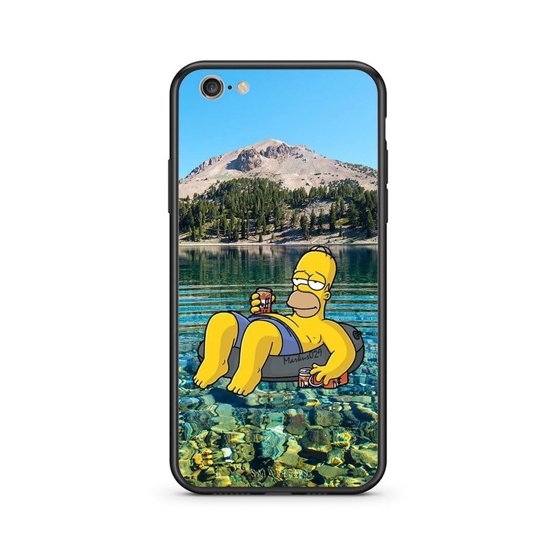 iphone 6 6s Summer Happiness Θήκη από τη Smartfits με σχέδιο στο πίσω μέρος και μαύρο περίβλημα | Smartphone case with colorful back and black bezels by Smartfits