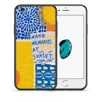 Thumbnail for Θήκη iPhone 7 / 8 / SE 2020 Sunset Memories από τη Smartfits με σχέδιο στο πίσω μέρος και μαύρο περίβλημα | iPhone 7 / 8 / SE 2020 Sunset Memories case with colorful back and black bezels