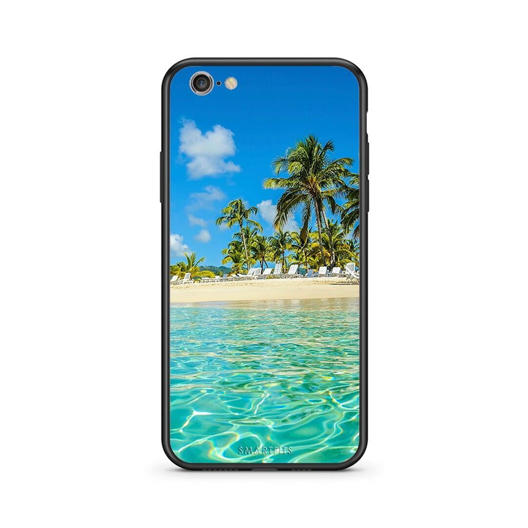 iphone 6 plus 6s plus Tropical Vibes Θήκη από τη Smartfits με σχέδιο στο πίσω μέρος και μαύρο περίβλημα | Smartphone case with colorful back and black bezels by Smartfits