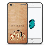 Thumbnail for Θήκη iPhone 6/6s You Go Girl από τη Smartfits με σχέδιο στο πίσω μέρος και μαύρο περίβλημα | iPhone 6/6s You Go Girl case with colorful back and black bezels