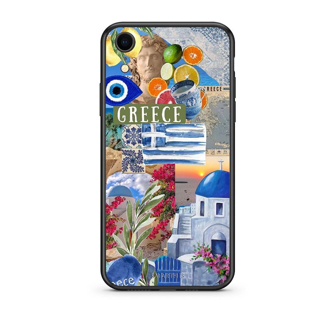 iphone xr All Greek Θήκη από τη Smartfits με σχέδιο στο πίσω μέρος και μαύρο περίβλημα | Smartphone case with colorful back and black bezels by Smartfits