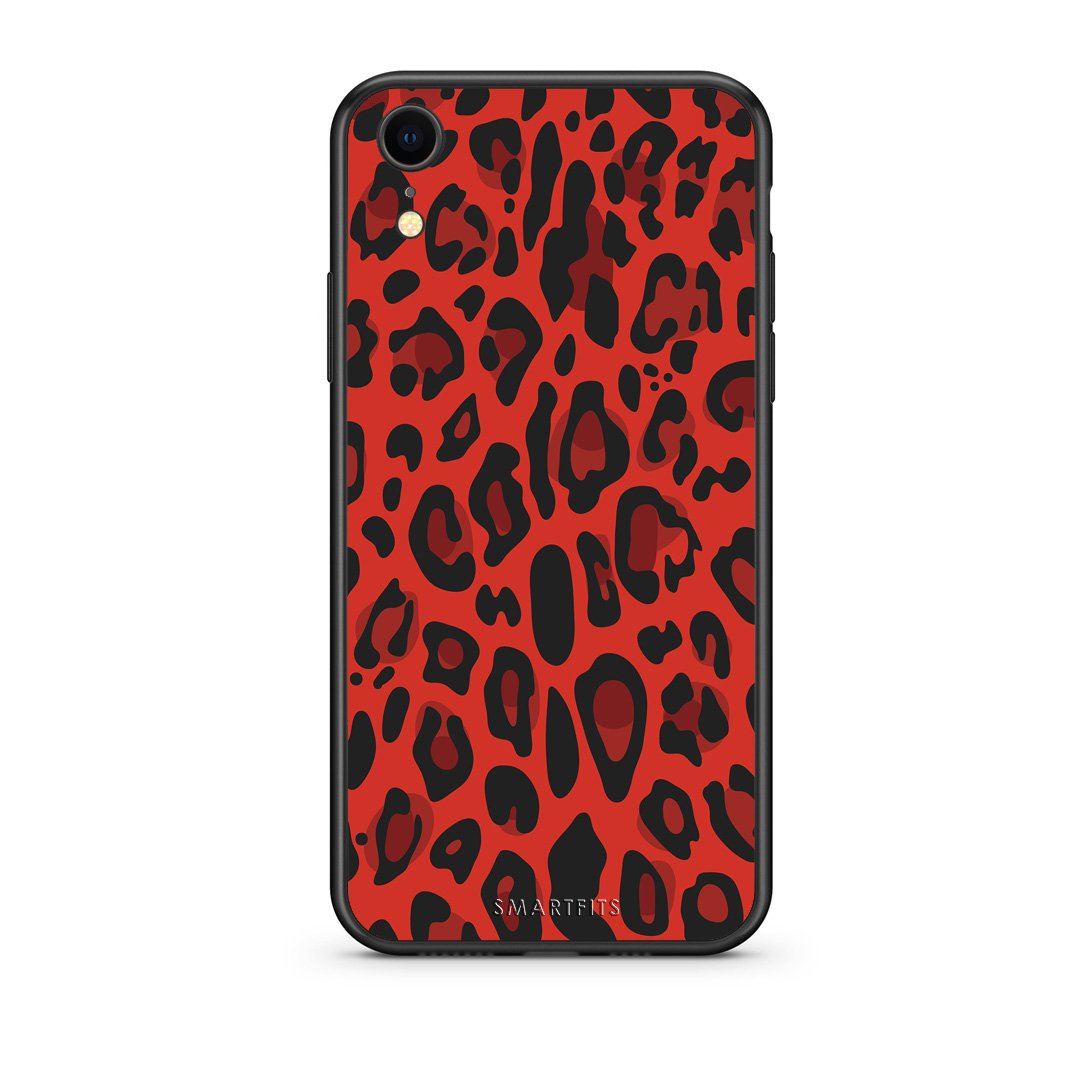4 - iphone xr Red Leopard Animal case, cover, bumper