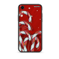 Thumbnail for iphone xr Candy Cane θήκη από τη Smartfits με σχέδιο στο πίσω μέρος και μαύρο περίβλημα | Smartphone case with colorful back and black bezels by Smartfits