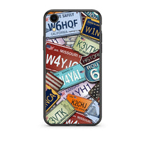 Thumbnail for iphone xr Car Plates θήκη από τη Smartfits με σχέδιο στο πίσω μέρος και μαύρο περίβλημα | Smartphone case with colorful back and black bezels by Smartfits