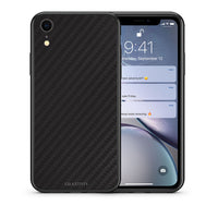 Thumbnail for Θήκη iPhone XR Carbon Black από τη Smartfits με σχέδιο στο πίσω μέρος και μαύρο περίβλημα | iPhone XR Carbon Black case with colorful back and black bezels