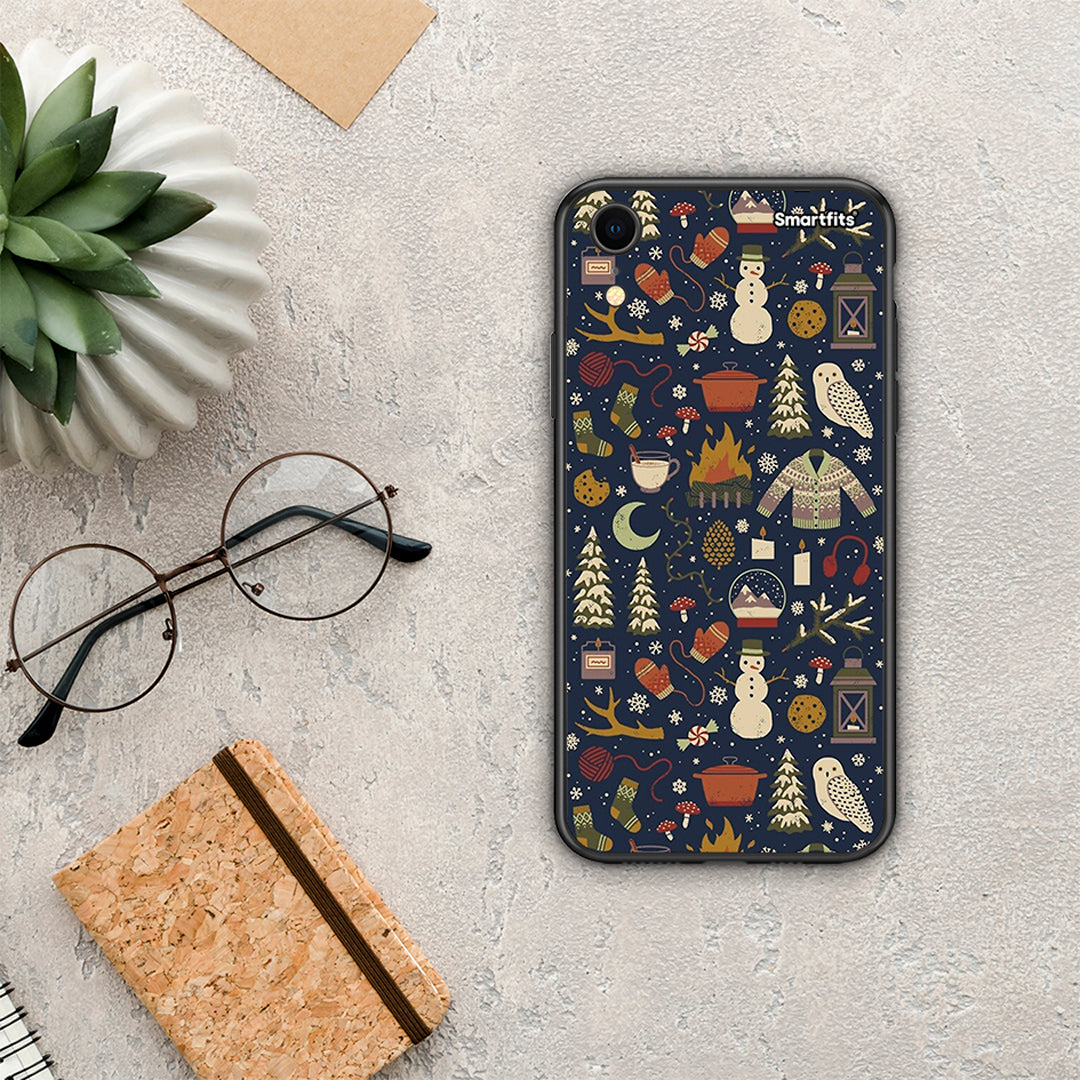 Christmas Elements - iPhone XR case