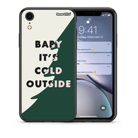 Thumbnail for Θήκη iPhone XR Cold Outside από τη Smartfits με σχέδιο στο πίσω μέρος και μαύρο περίβλημα | iPhone XR Cold Outside case with colorful back and black bezels