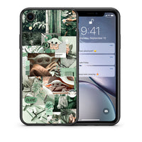 Thumbnail for Θήκη Αγίου Βαλεντίνου iPhone XR Collage Dude από τη Smartfits με σχέδιο στο πίσω μέρος και μαύρο περίβλημα | iPhone XR Collage Dude case with colorful back and black bezels
