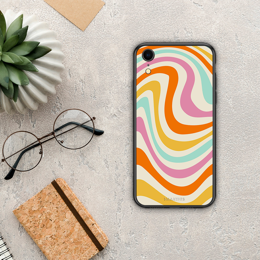 Colorful Waves - iPhone XR case