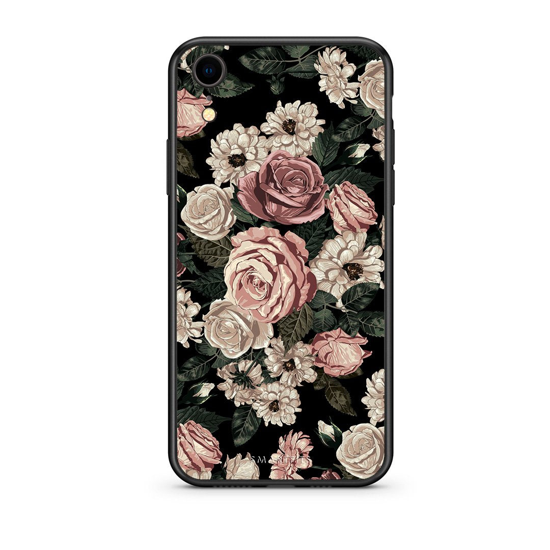 4 - iphone xr Wild Roses Flower case, cover, bumper