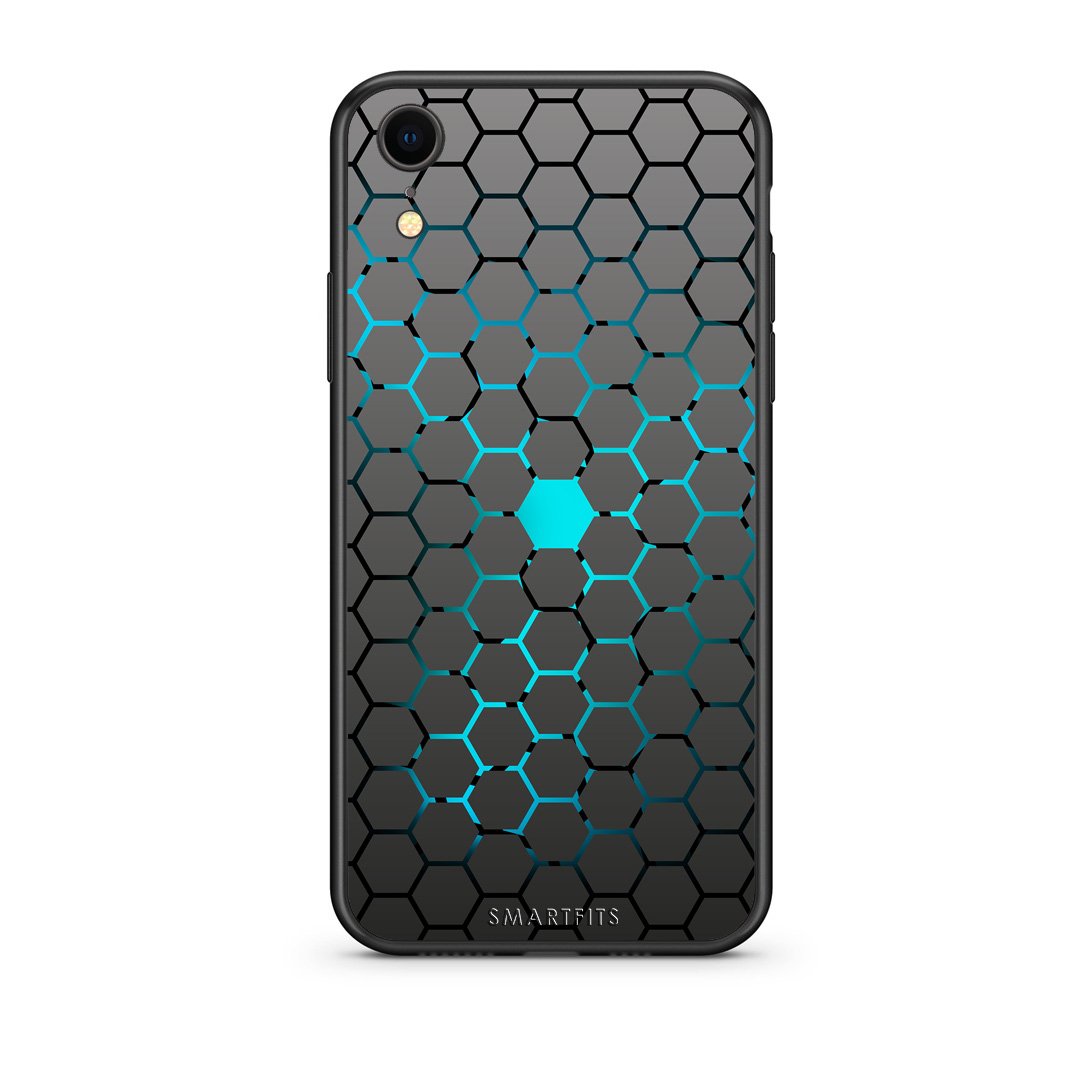 40 - iphone xr Hexagonal Geometric case, cover, bumper