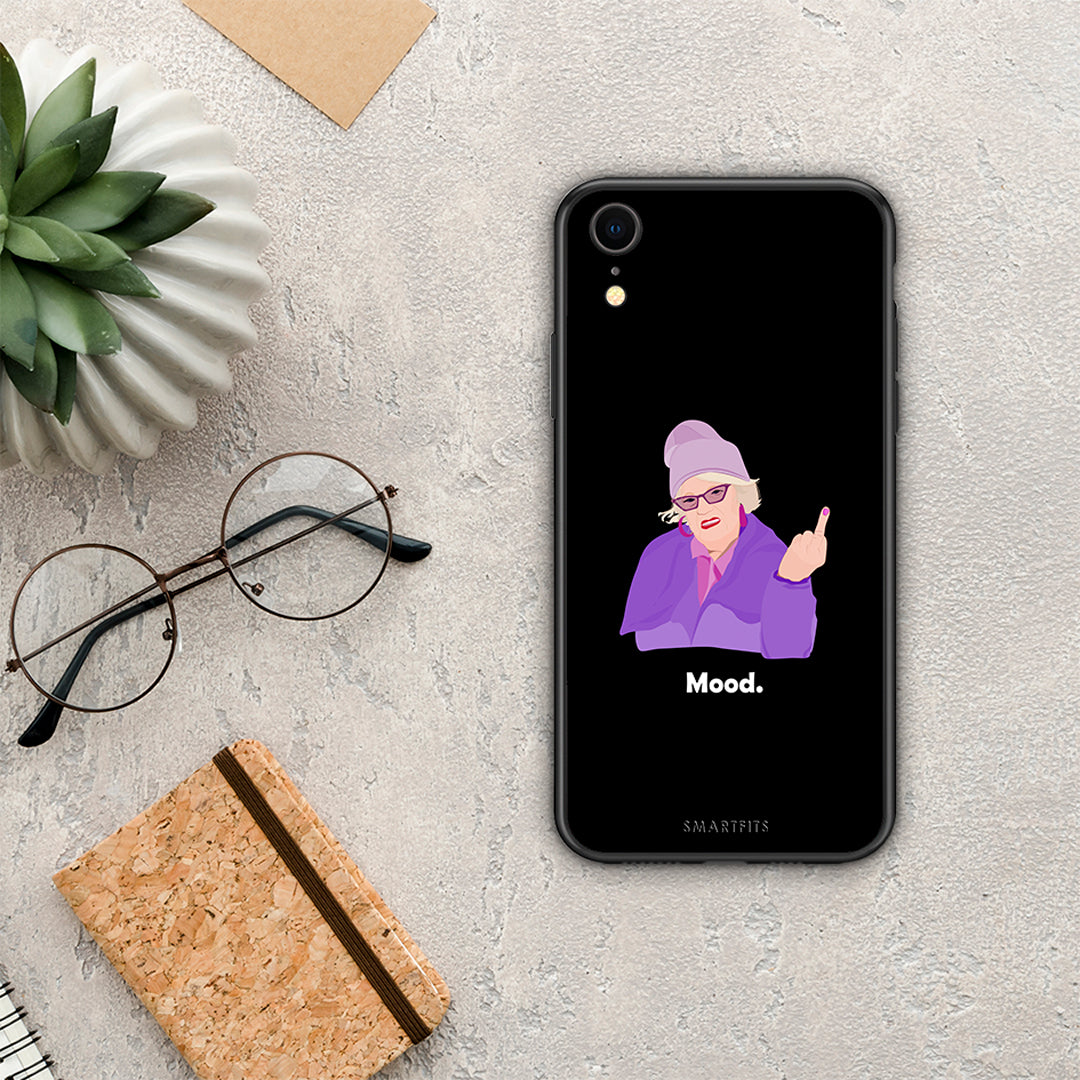 Grandma Mood Black - iPhone XR case