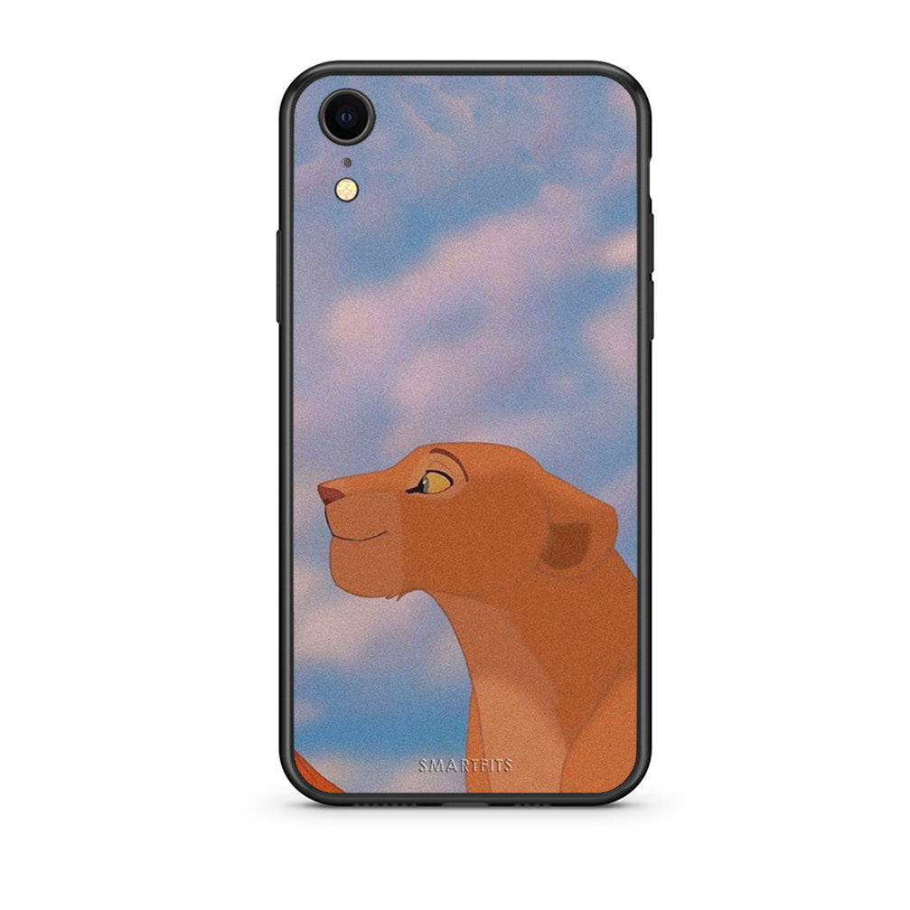 iphone xr Lion Love 2 Θήκη Αγίου Βαλεντίνου από τη Smartfits με σχέδιο στο πίσω μέρος και μαύρο περίβλημα | Smartphone case with colorful back and black bezels by Smartfits
