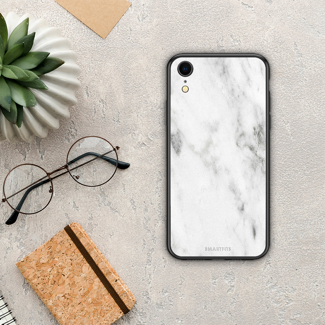 Marble White - iPhone XR case 