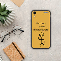 Thumbnail for My Password - iPhone XR case