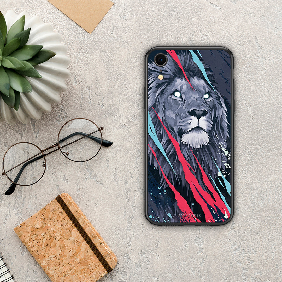 PopArt Lion Designer - iPhone XR case