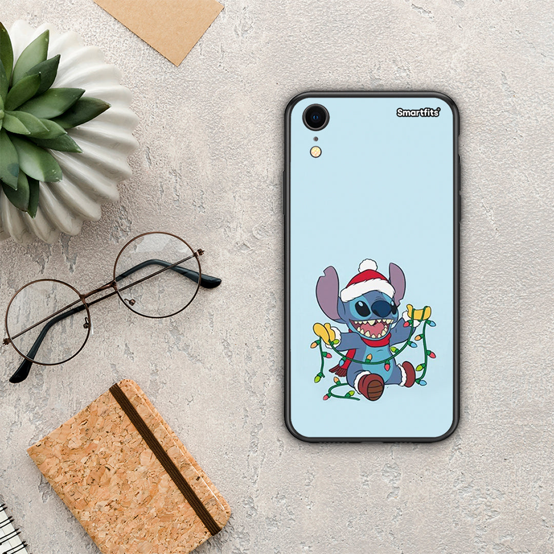 Santa Stich - iPhone XR case