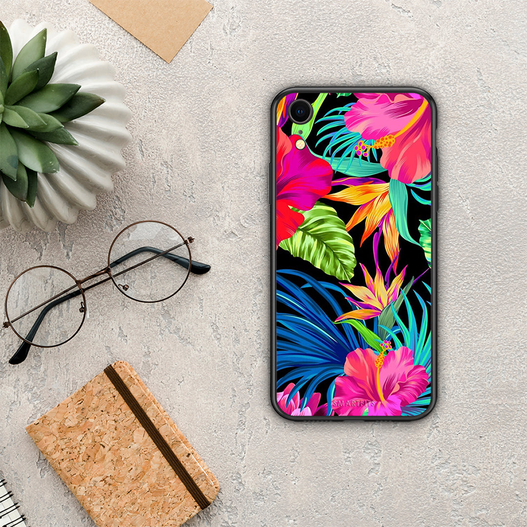 Tropical Flowers - iPhone XR case