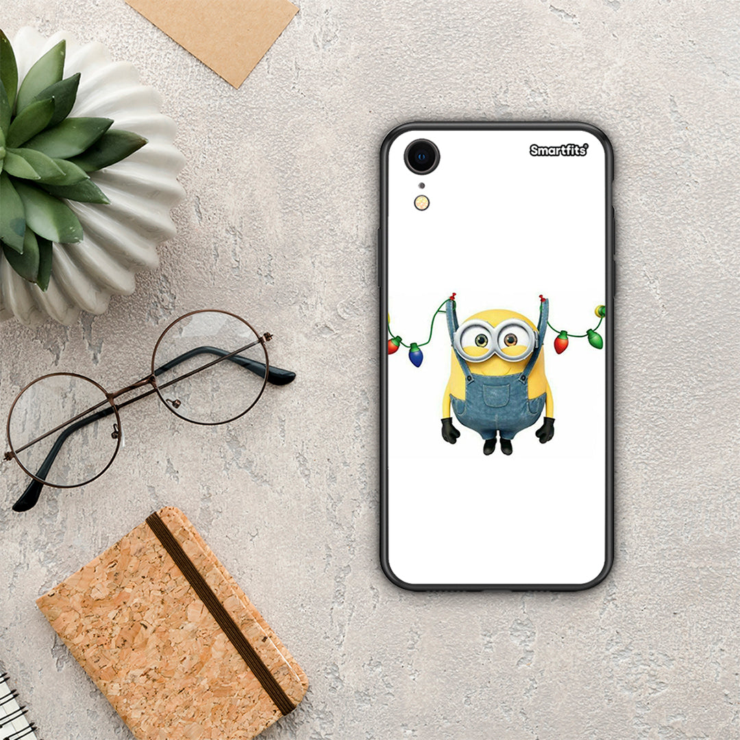 Xmas Minion Lights - iPhone XR case