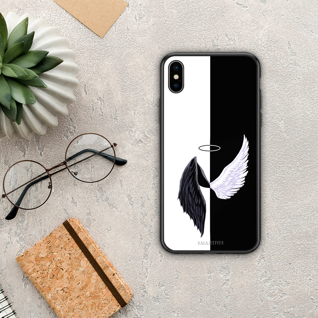 Angels Demons - iPhone X / XS case