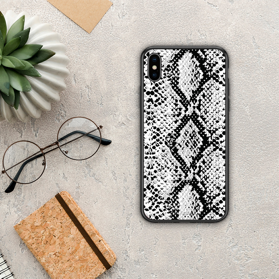 Animal White Snake - iPhone X / Xs case