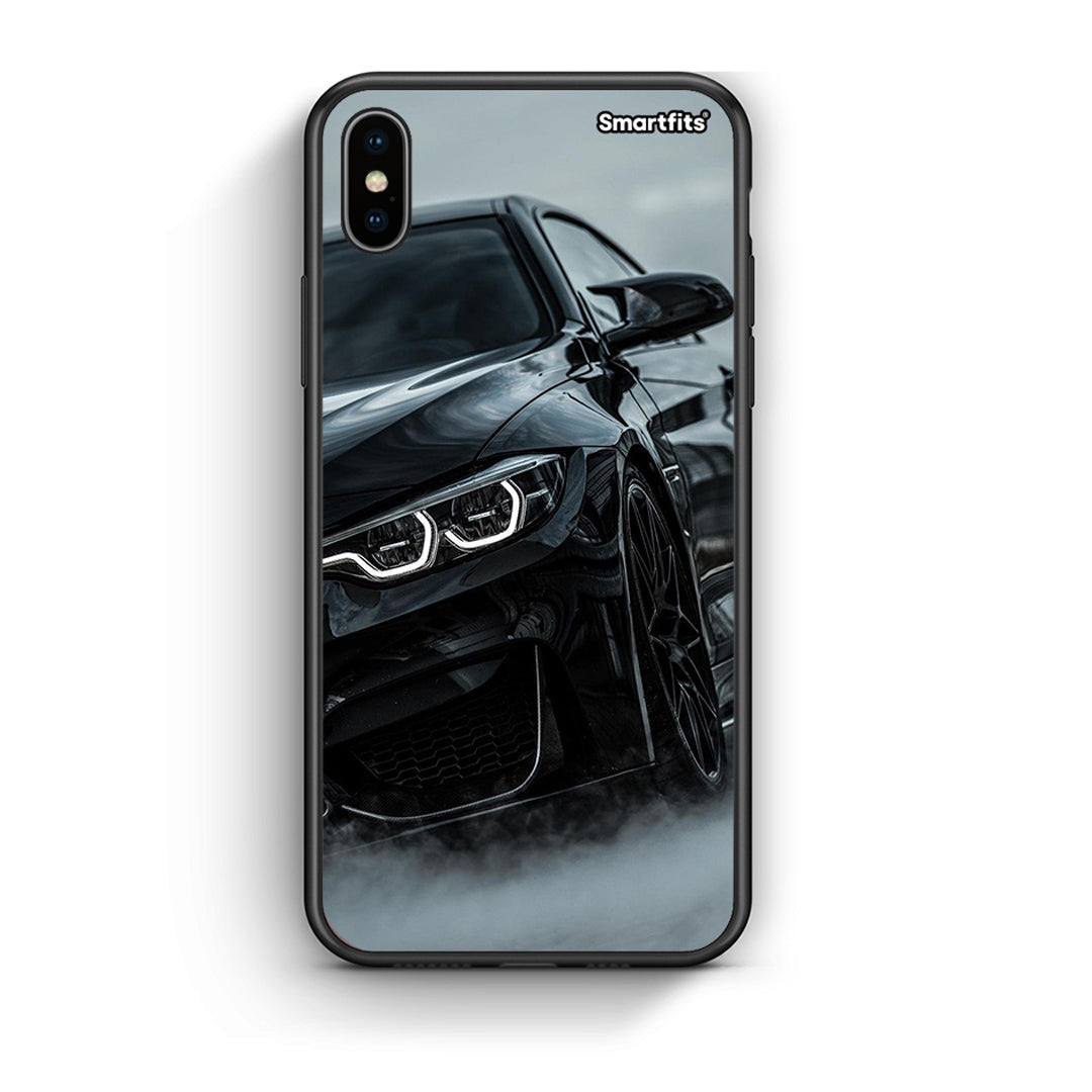 iPhone X/Xs Black BMW θήκη από τη Smartfits με σχέδιο στο πίσω μέρος και μαύρο περίβλημα | Smartphone case with colorful back and black bezels by Smartfits