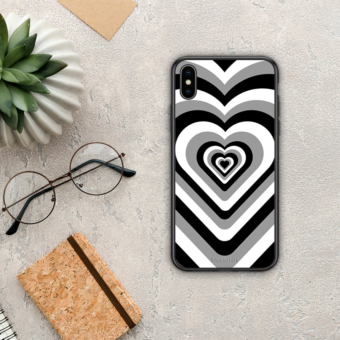 Black Hearts - iPhone X / Xs case