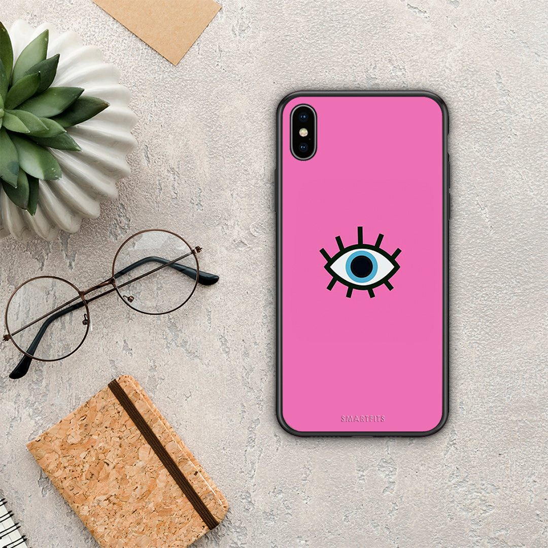 Blue Eye Pink - iPhone Xs Max case