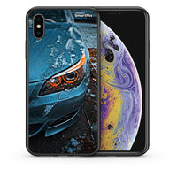 Thumbnail for Θήκη iPhone X / Xs Bmw E60 από τη Smartfits με σχέδιο στο πίσω μέρος και μαύρο περίβλημα | iPhone X / Xs Bmw E60 case with colorful back and black bezels