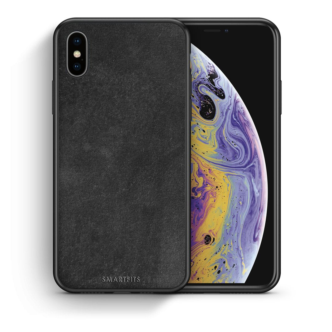 Θήκη iPhone X/Xs Black Slate Color από τη Smartfits με σχέδιο στο πίσω μέρος και μαύρο περίβλημα | iPhone X/Xs Black Slate Color case with colorful back and black bezels