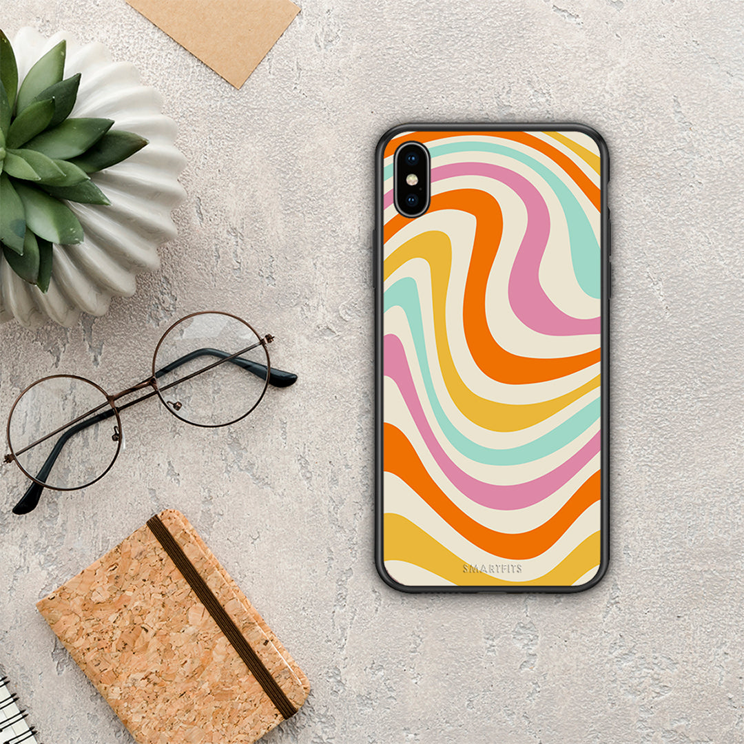 Colorful Waves - iPhone Xs Max case