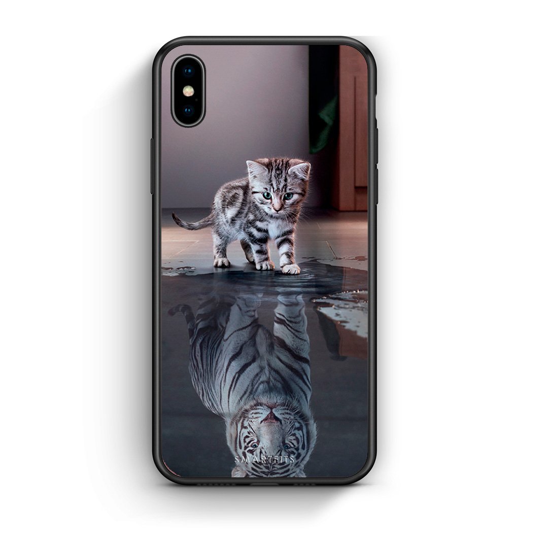 4 - iPhone X/Xs Tiger Cute case, cover, bumper