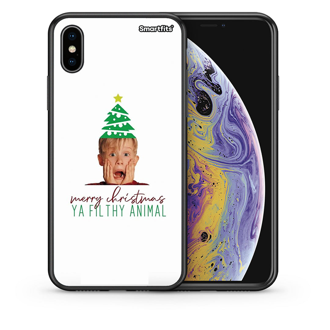 Θήκη iPhone X/Xs Filthy Animal από τη Smartfits με σχέδιο στο πίσω μέρος και μαύρο περίβλημα | iPhone X/Xs Filthy Animal case with colorful back and black bezels