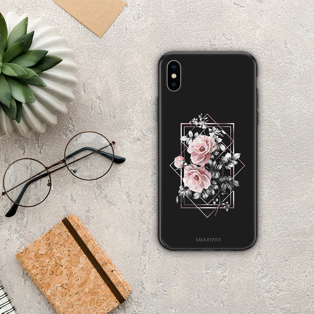 Flower Frame - iPhone Xs Max case
