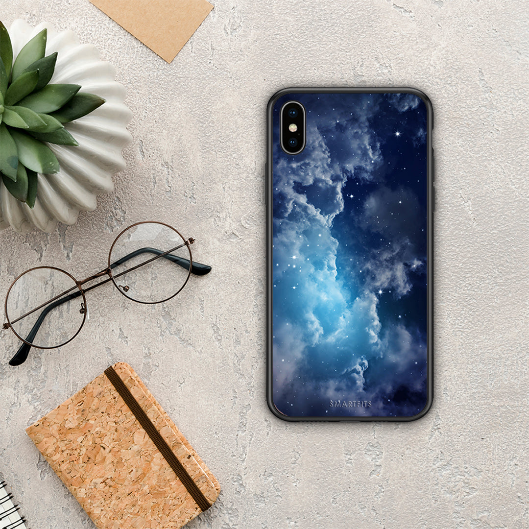 Galactic Blue Sky - iPhone X / Xs case