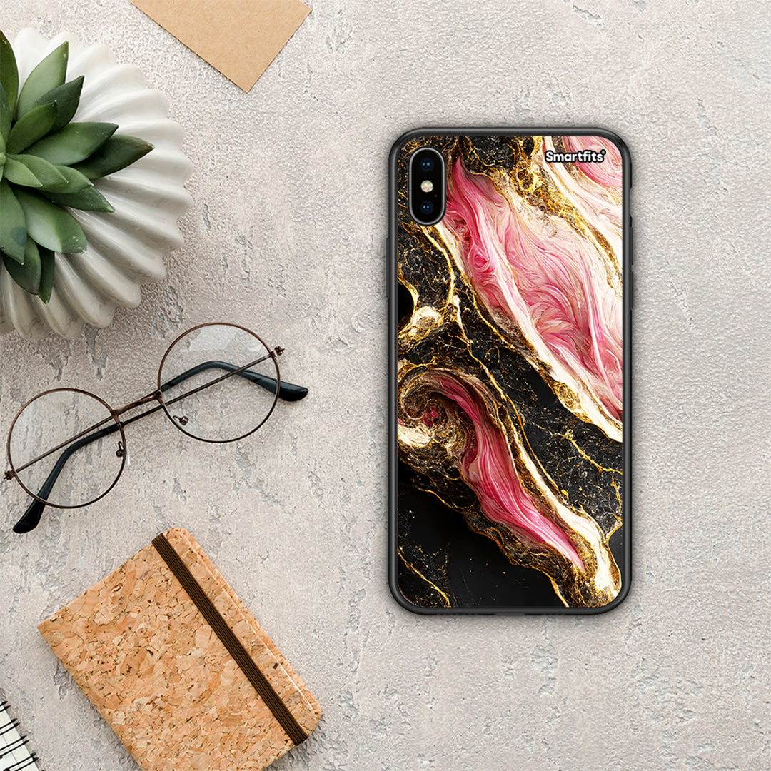 Glamorous Pink Marble - iPhone Xs Max case