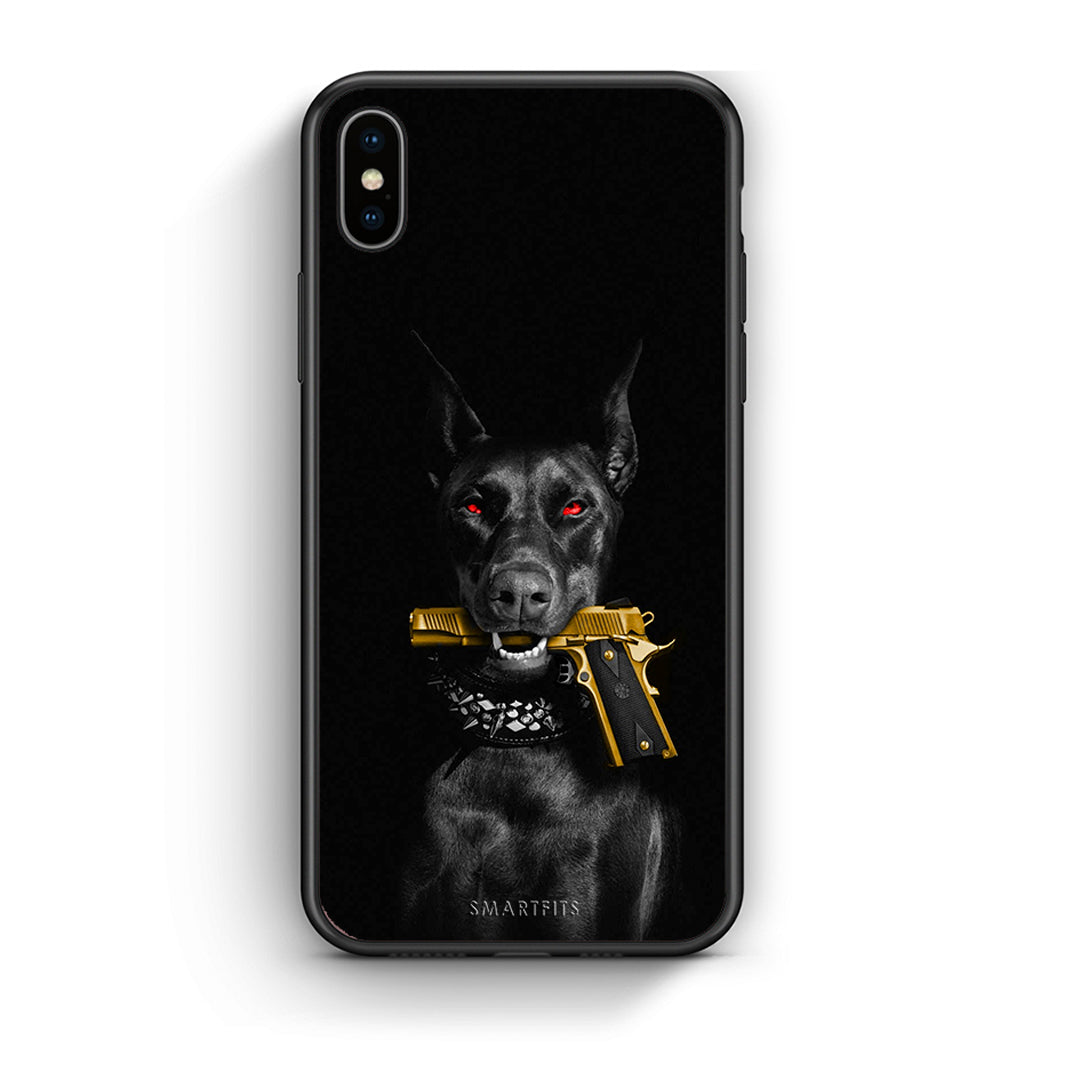 iphone xs max Golden Gun Θήκη Αγίου Βαλεντίνου από τη Smartfits με σχέδιο στο πίσω μέρος και μαύρο περίβλημα | Smartphone case with colorful back and black bezels by Smartfits
