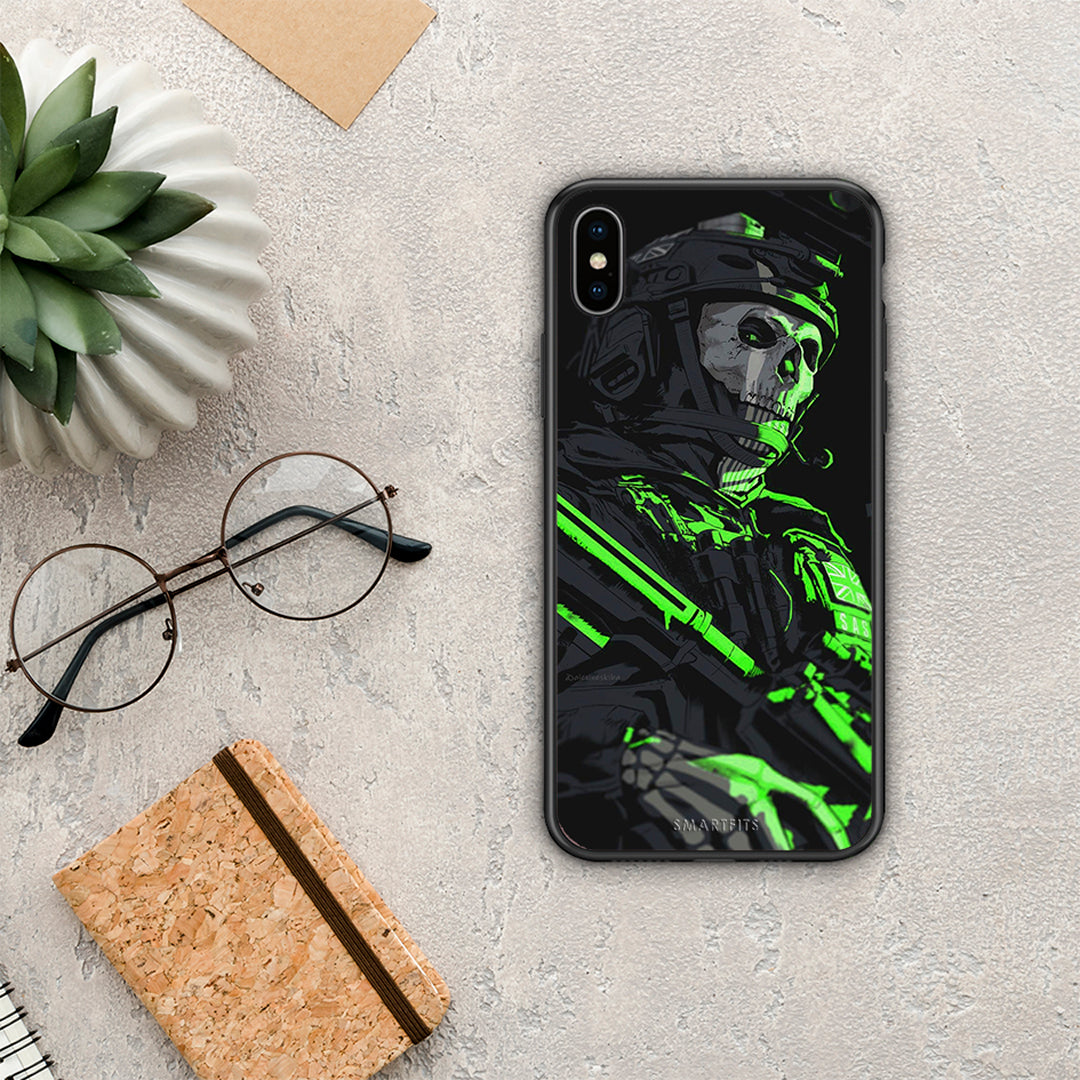 Green Soldier - iPhone X / Xs case